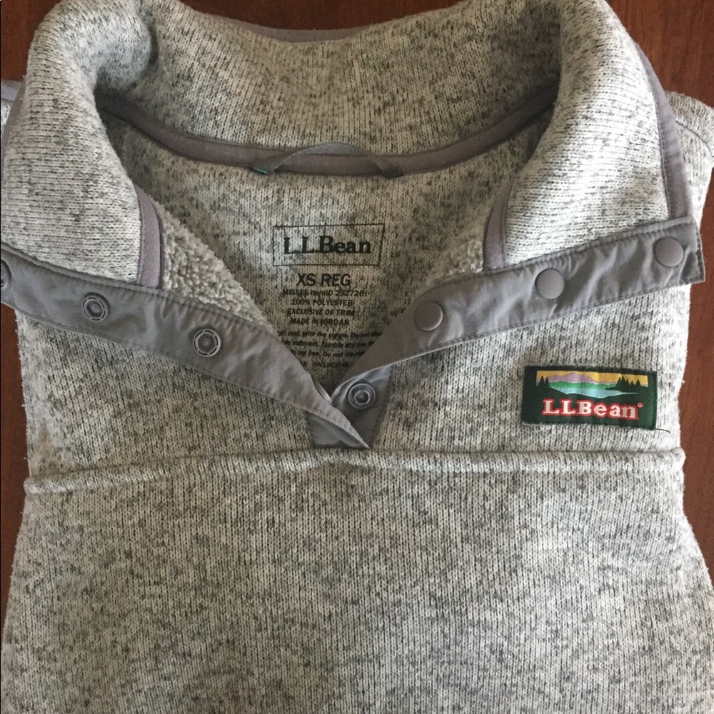 L.L. Bean Sweater Fleece Pullover